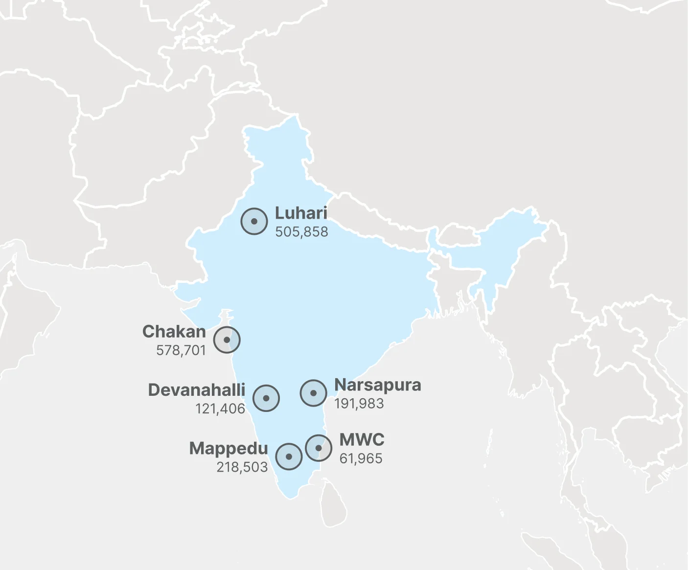 France sites map